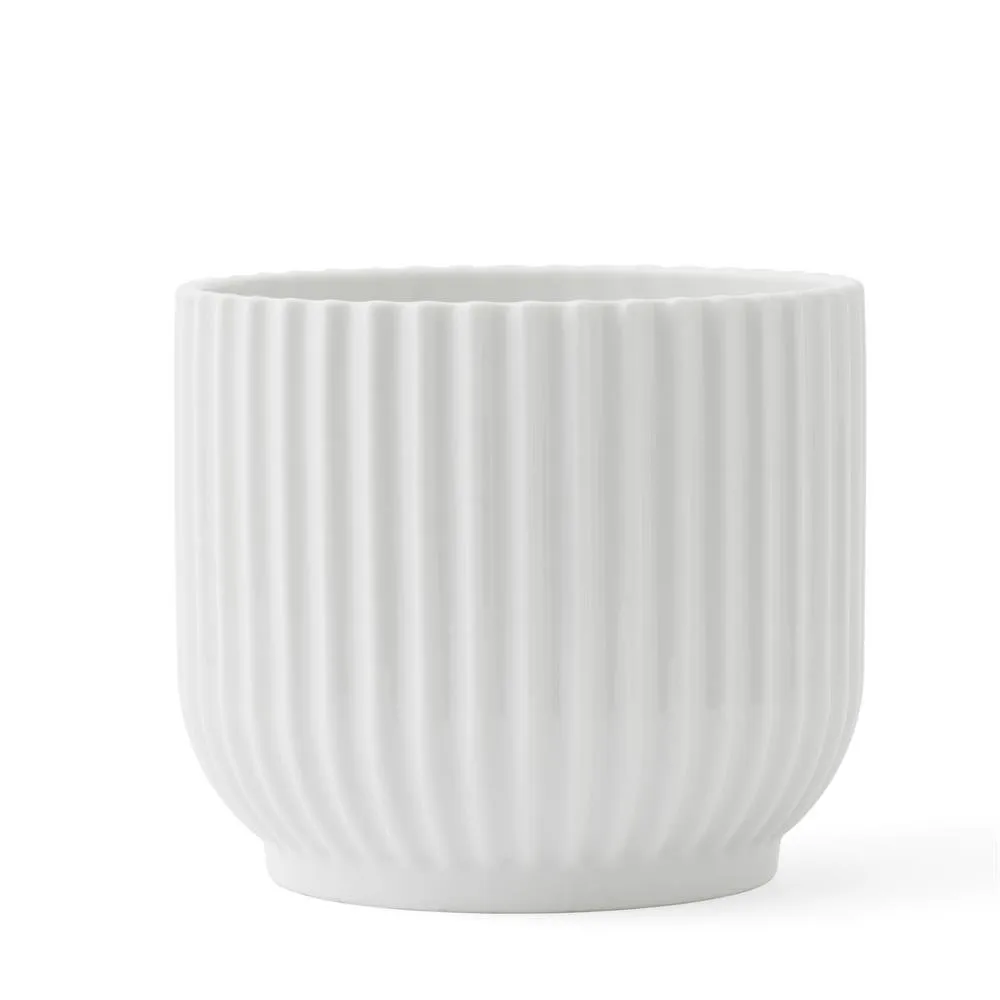 Lyngby 白色花盆, Ø11.5cm Lyngby Porcelæn