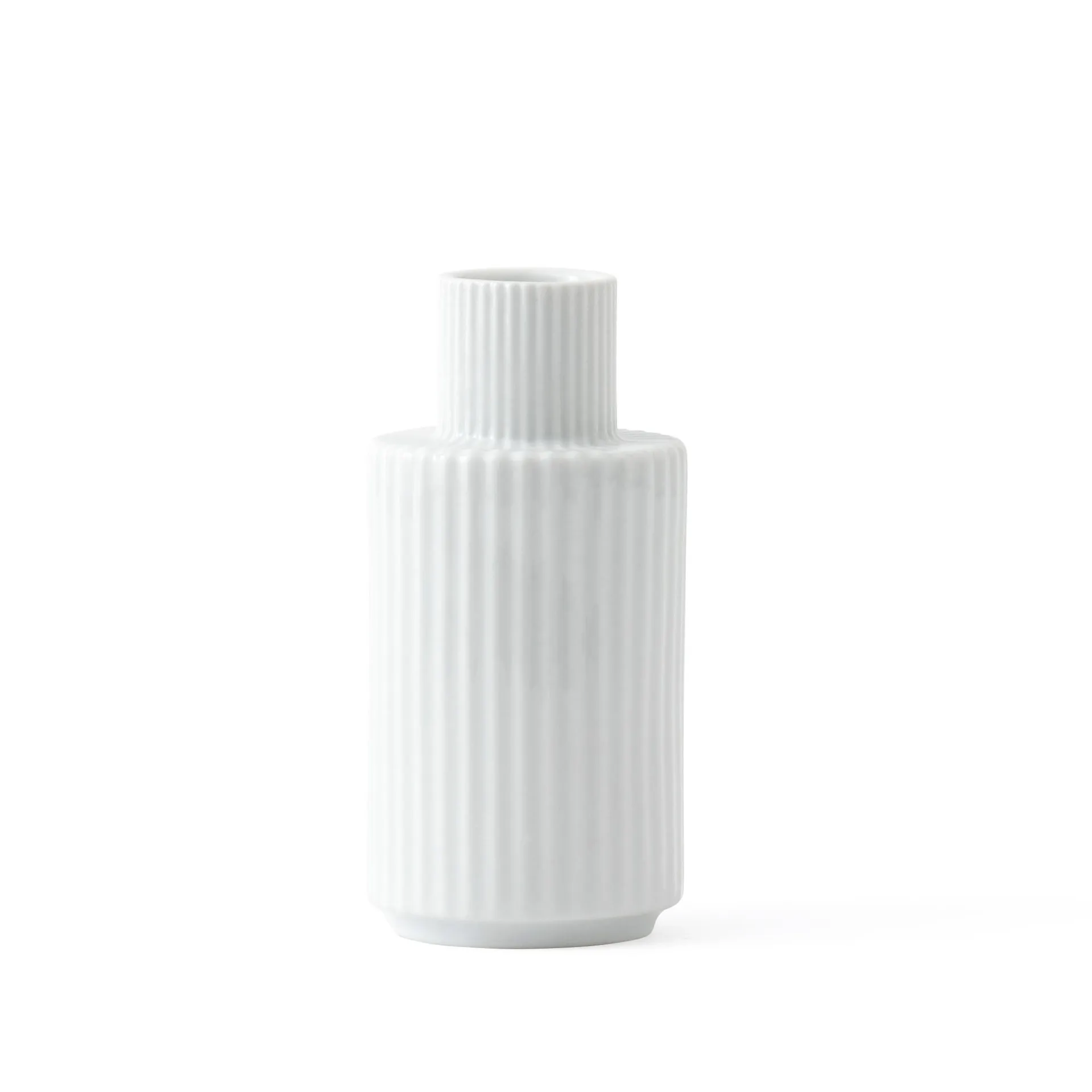 Lyngby 花瓶烛台 白色, 11cm Lyngby Porcelæn