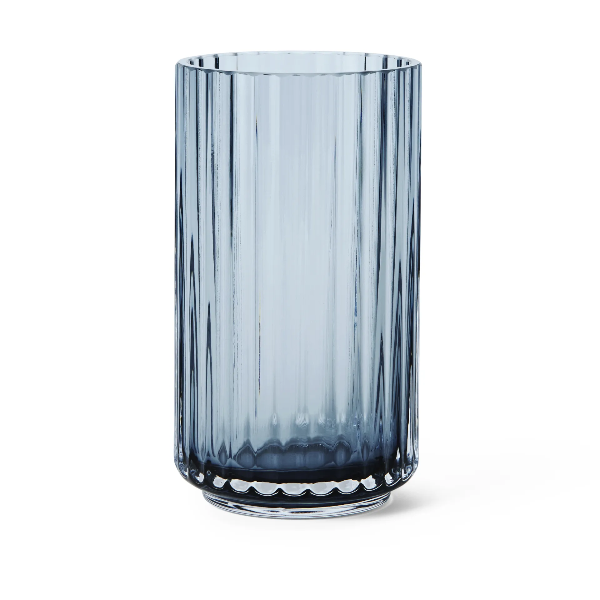 Lyngby 玻璃花瓶 午夜蓝色, 12.5cm Lyngby Porcelæn