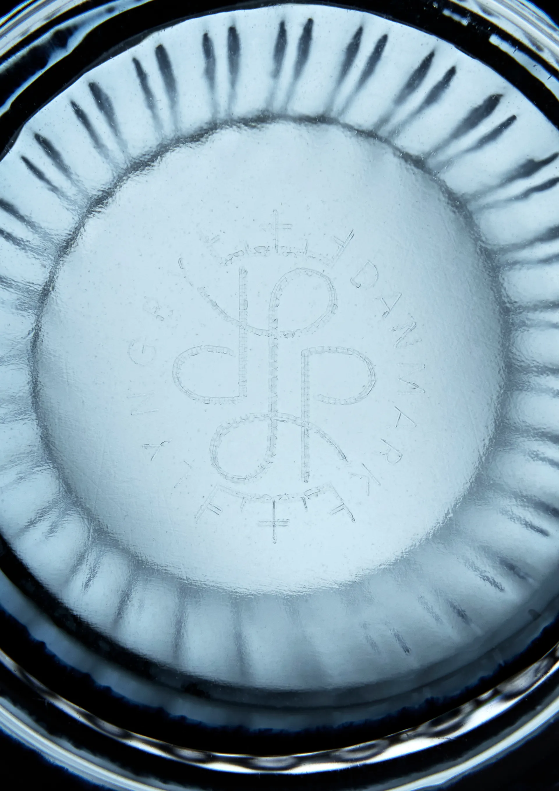 Lyngby 玻璃花瓶 午夜蓝色, 12.5cm Lyngby Porcelæn