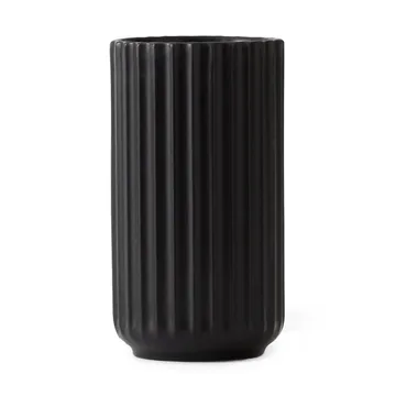 Lyngby 亚光黑色花瓶 - 12cm - Lyngby Porcelæn