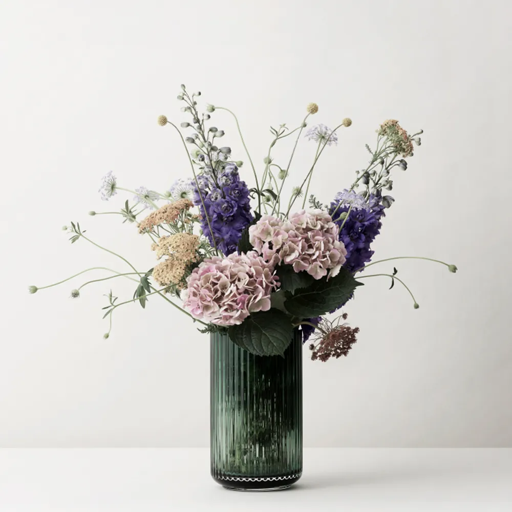 Lyngby 花瓶, 琥珀色_15.5cm Lyngby Porcelæn