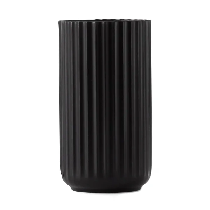 Lyngby 亚光黑色花瓶 - 15cm - Lyngby Porcelæn