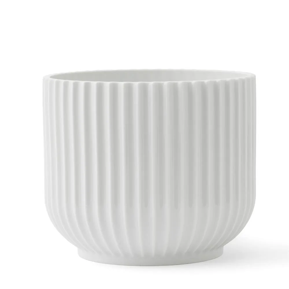 Lyngby 白色花盆, Ø18.9cm Lyngby Porcelæn