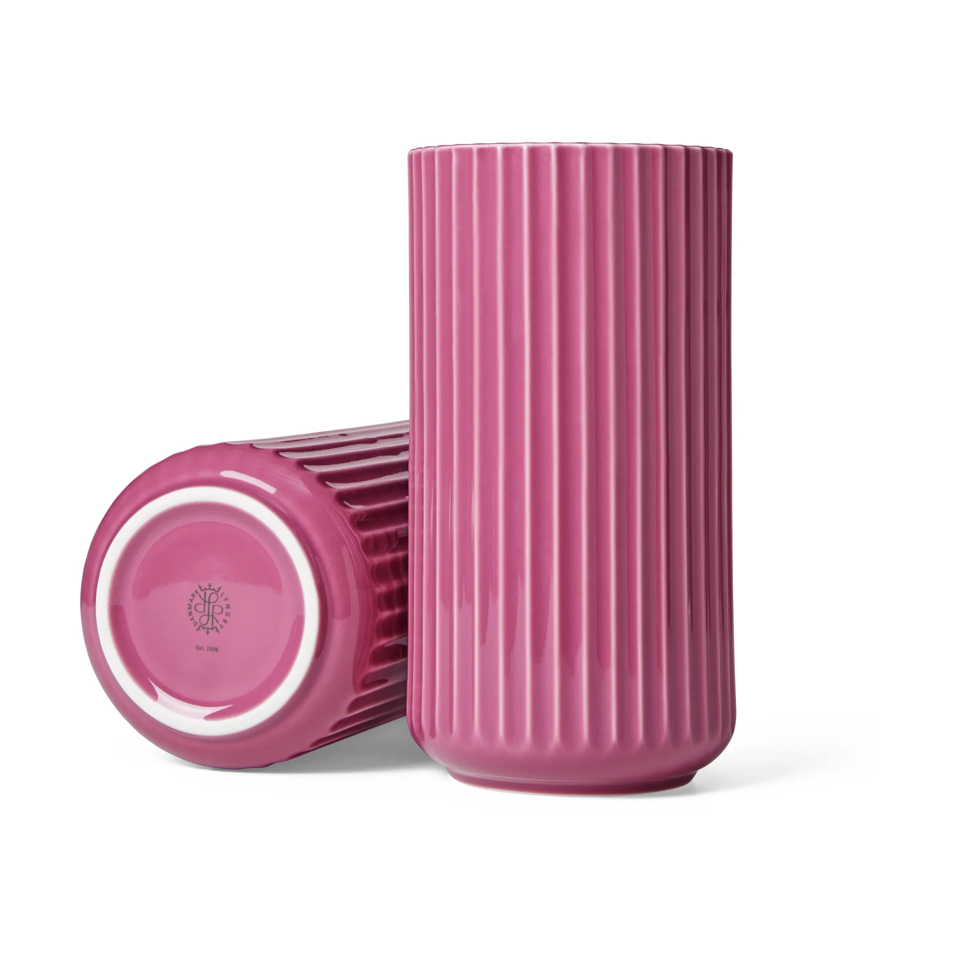 Lyngby 花瓶, 紫色, 20.5 cm Lyngby Porcelæn