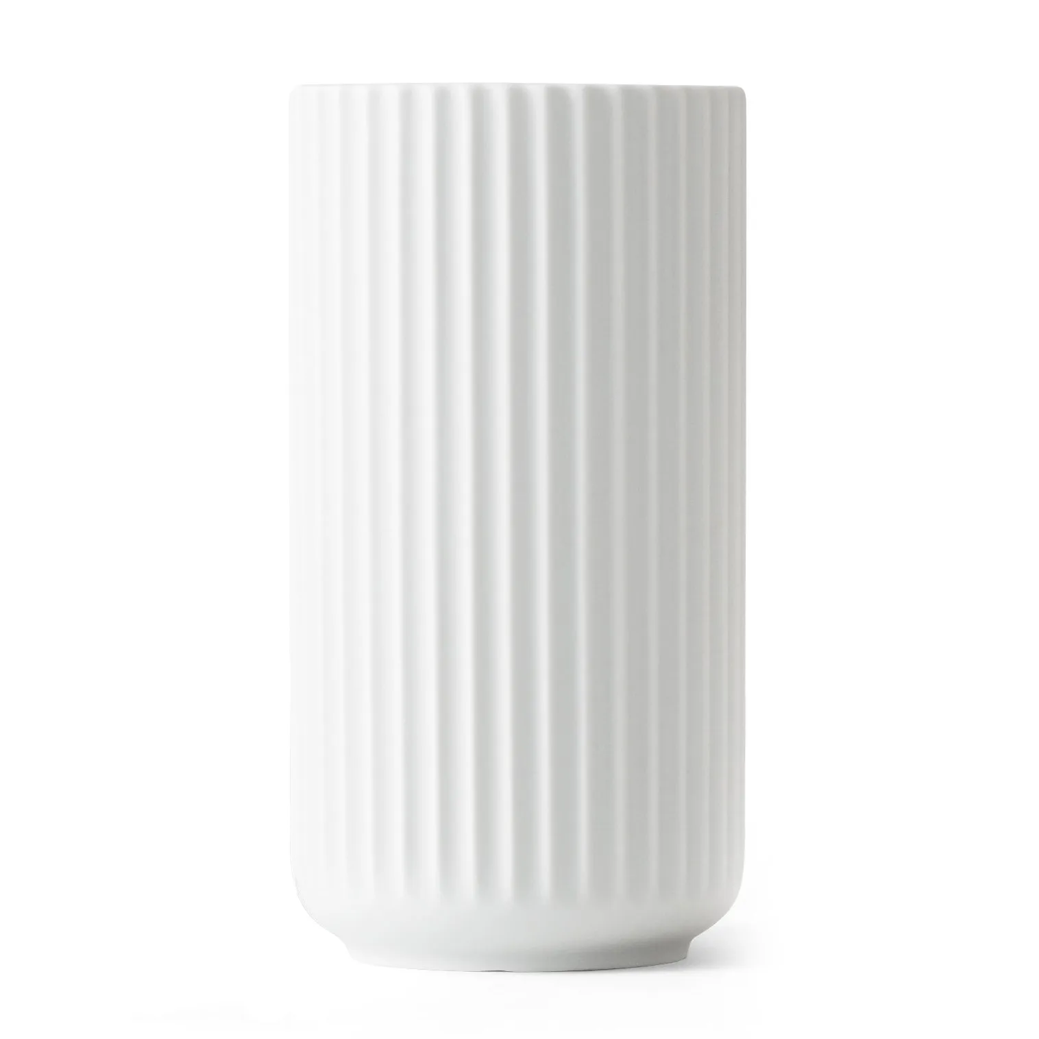 Lyngby 亚光白色花瓶, 20cm Lyngby Porcelæn