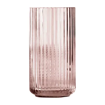 Lyngby 玻璃花瓶 酒红色 - 20cm - Lyngby Porcelæn