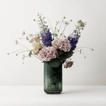 Lyngby 玻璃花瓶 绿色 - 20cm - Lyngby Porcelæn