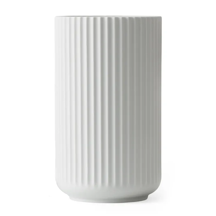 Lyngby 亚光白色花瓶 - 25cm - Lyngby Porcelæn