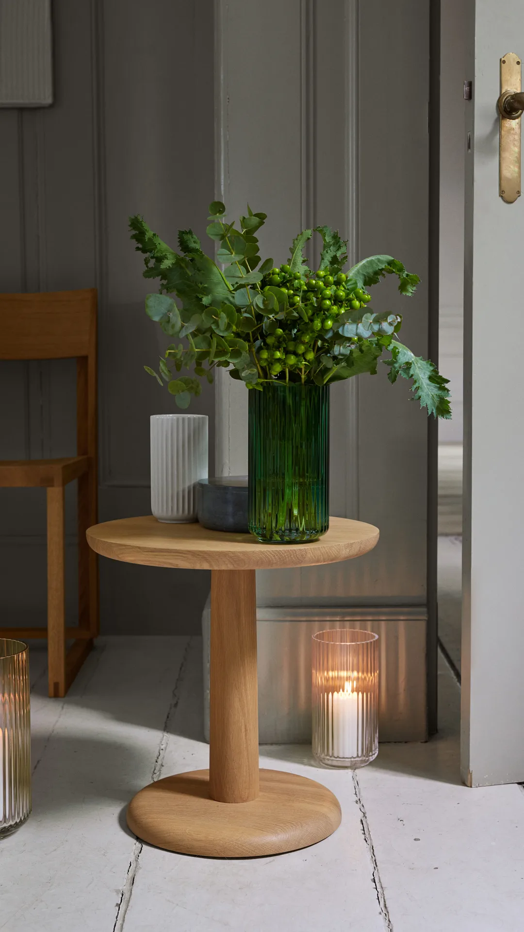 Lyngby 透明玻璃花瓶, 25cm Lyngby Porcelæn