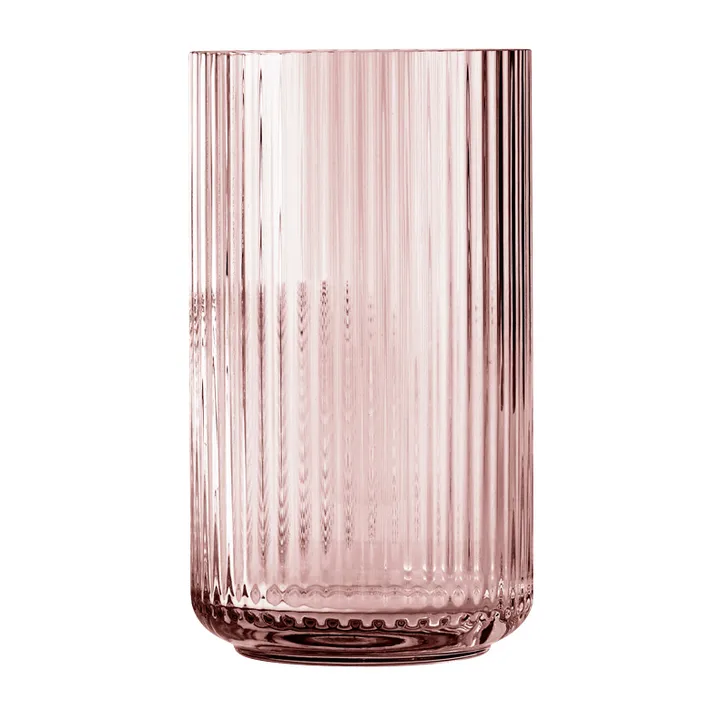 Lyngby 玻璃花瓶 酒红色 - 31cm - Lyngby Porcelæn