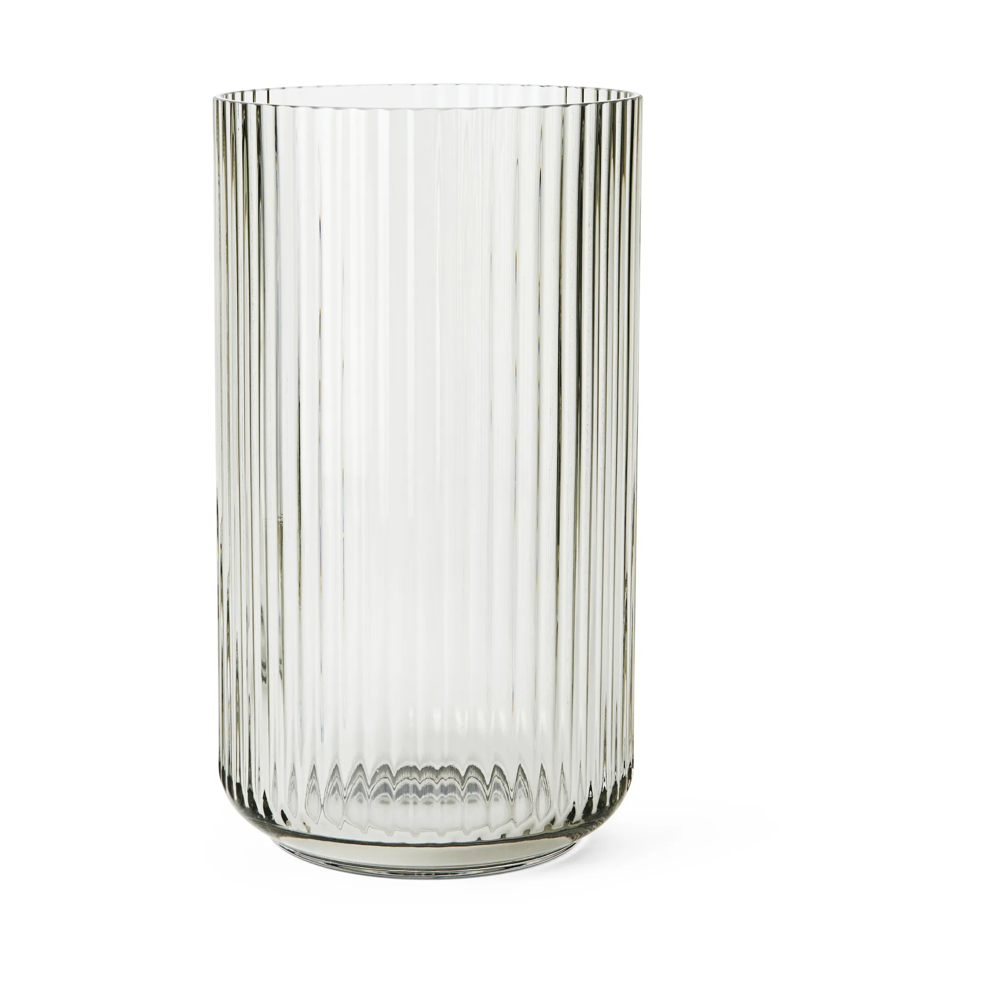 Lyngby 玻璃花瓶 烟灰色, 31cm Lyngby Porcelæn