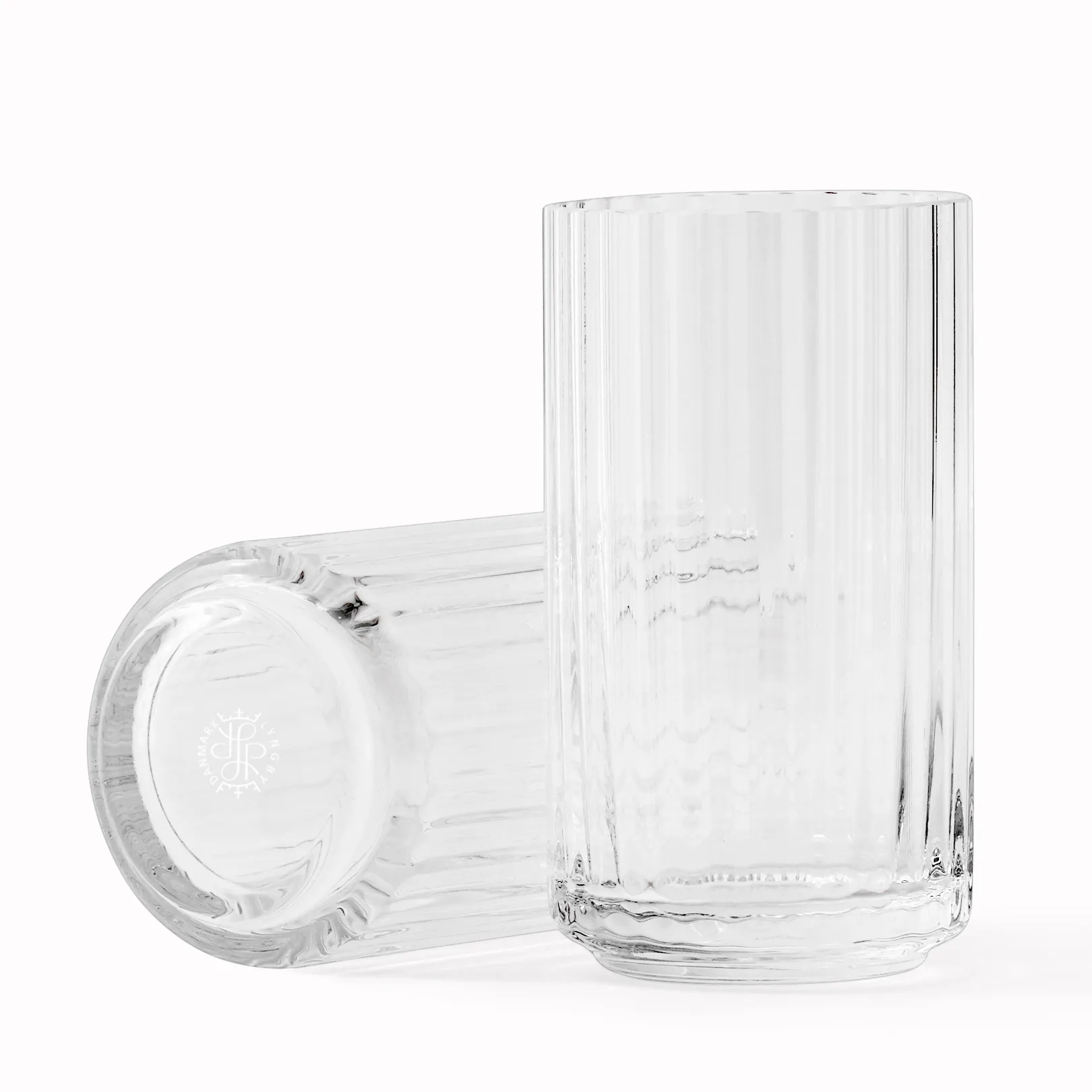 Lyngby 透明玻璃花瓶, 31cm Lyngby Porcelæn