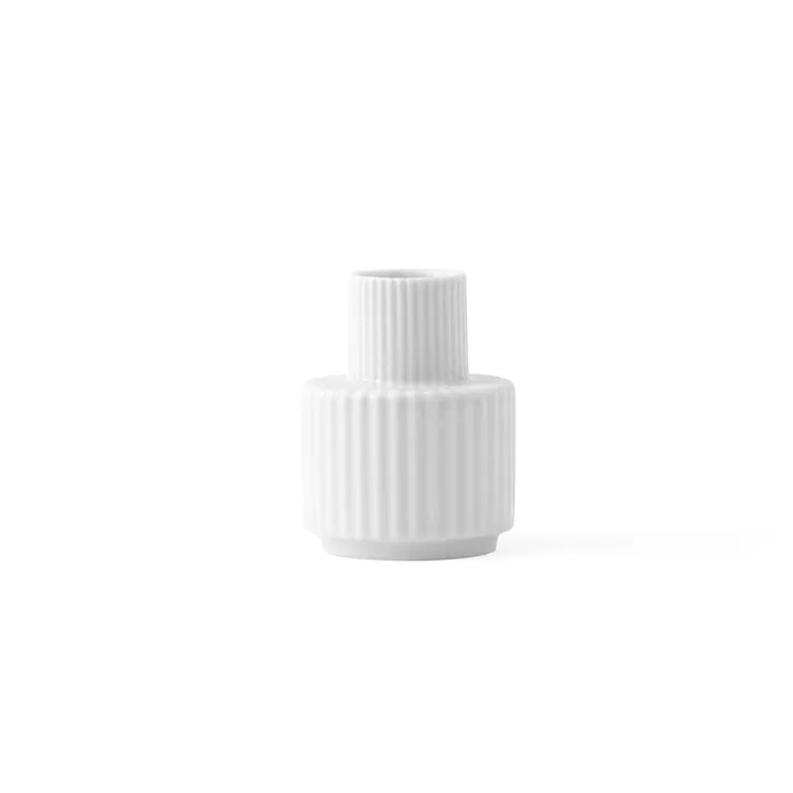 Lyngby 花瓶烛台 白色 - 7cm - Lyngby Porcelæn