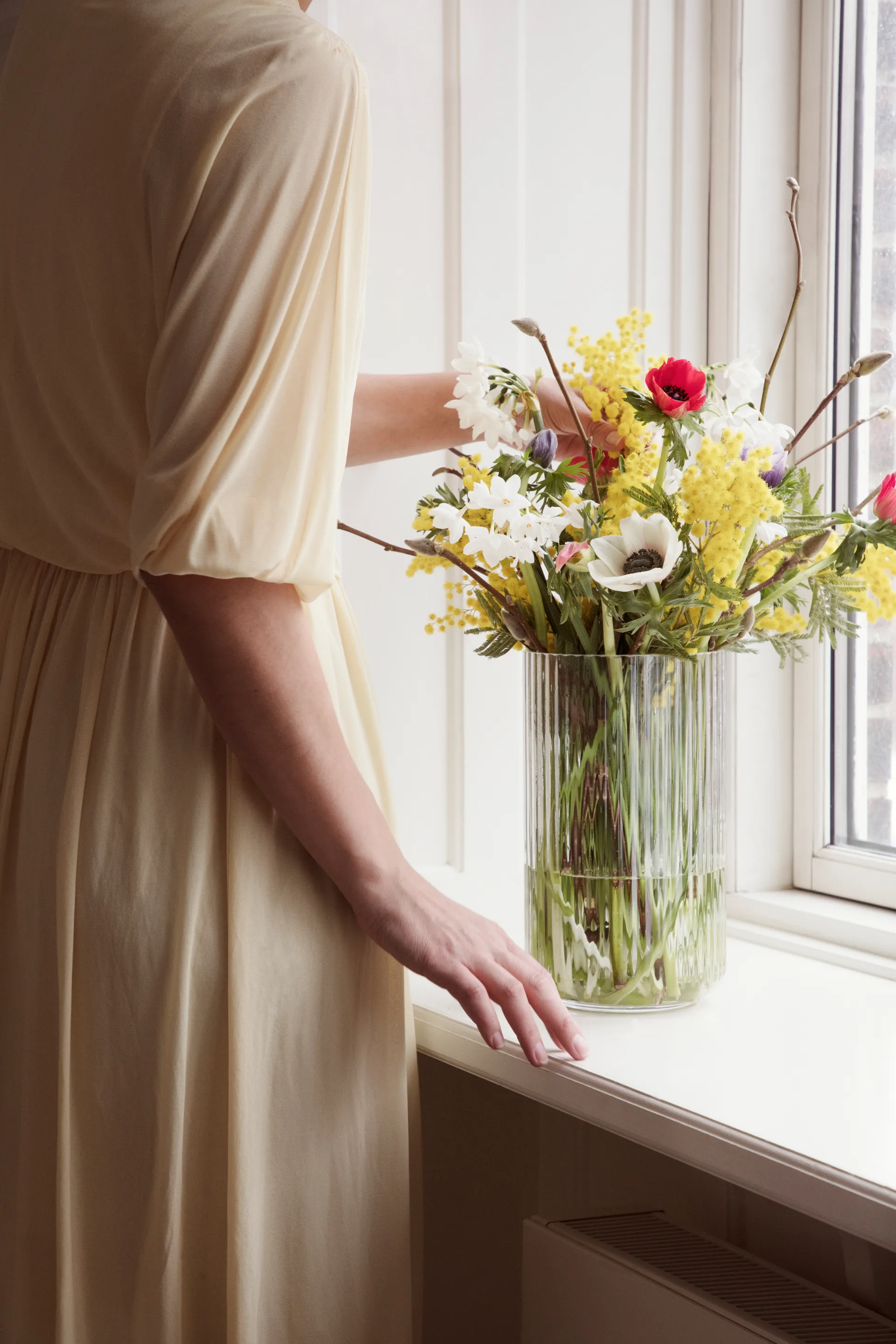 Lyngby 花瓶 玻璃制 clear, 25 cm Lyngby Porcelæn