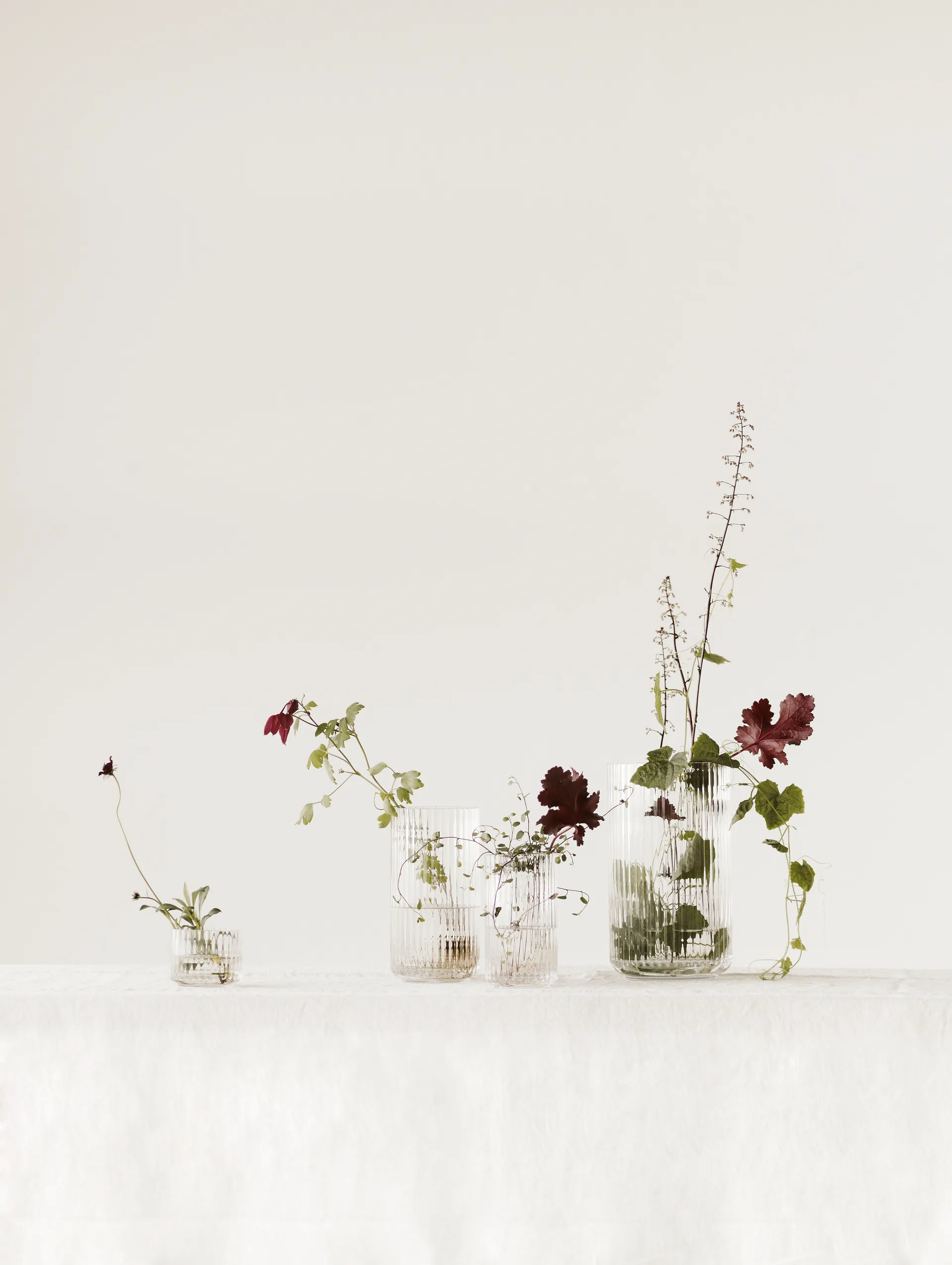 Lyngby 花瓶 玻璃制 clear, 25 cm Lyngby Porcelæn