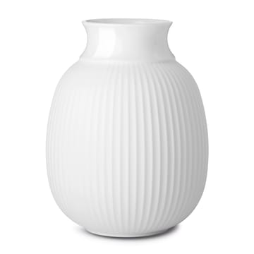 Lyngby Curve 花瓶 12 cm - 白色 - Lyngby Porcelæn
