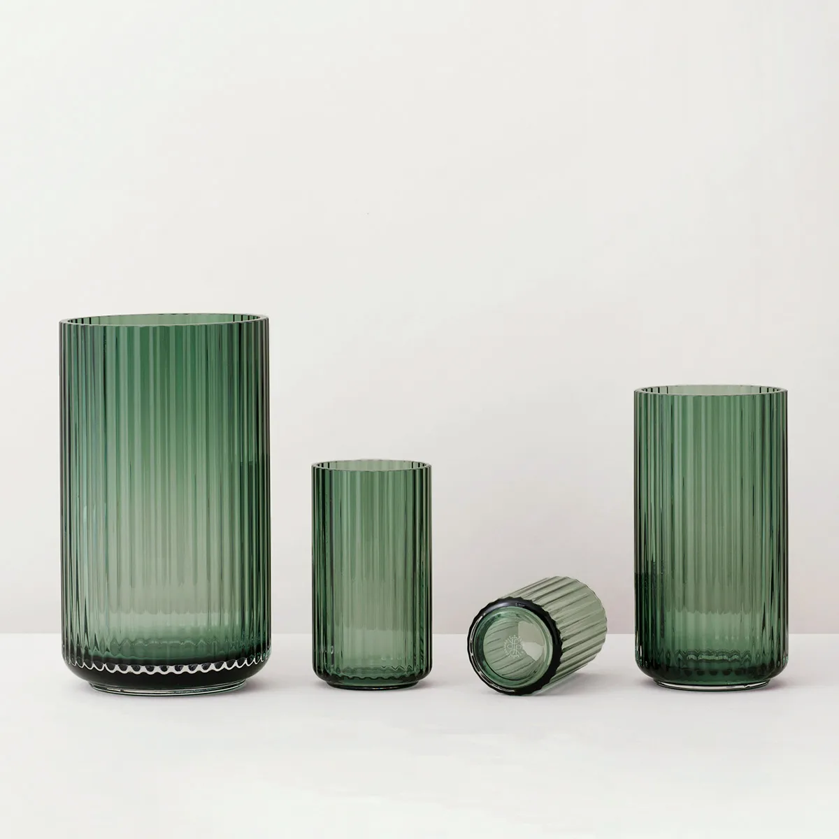 Lyngby 花瓶 glass Copenhagen green,  Lyngby Porcelæn