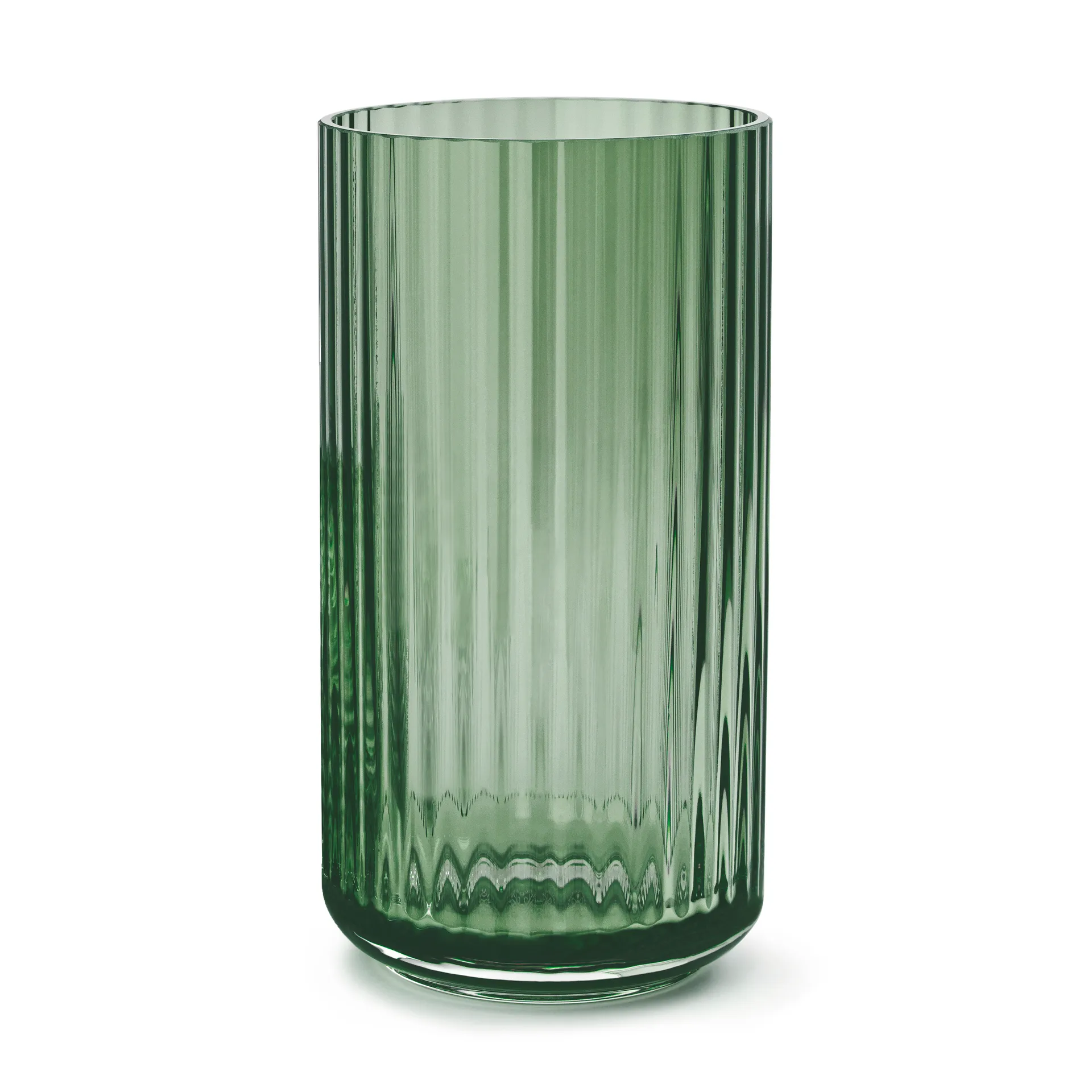 Lyngby 花瓶 glass green, 20 cm Lyngby Porcelæn