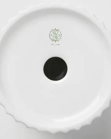Lyngby Tura 块烛台 Ø11.5cm - 白色 - Lyngby Porcelæn