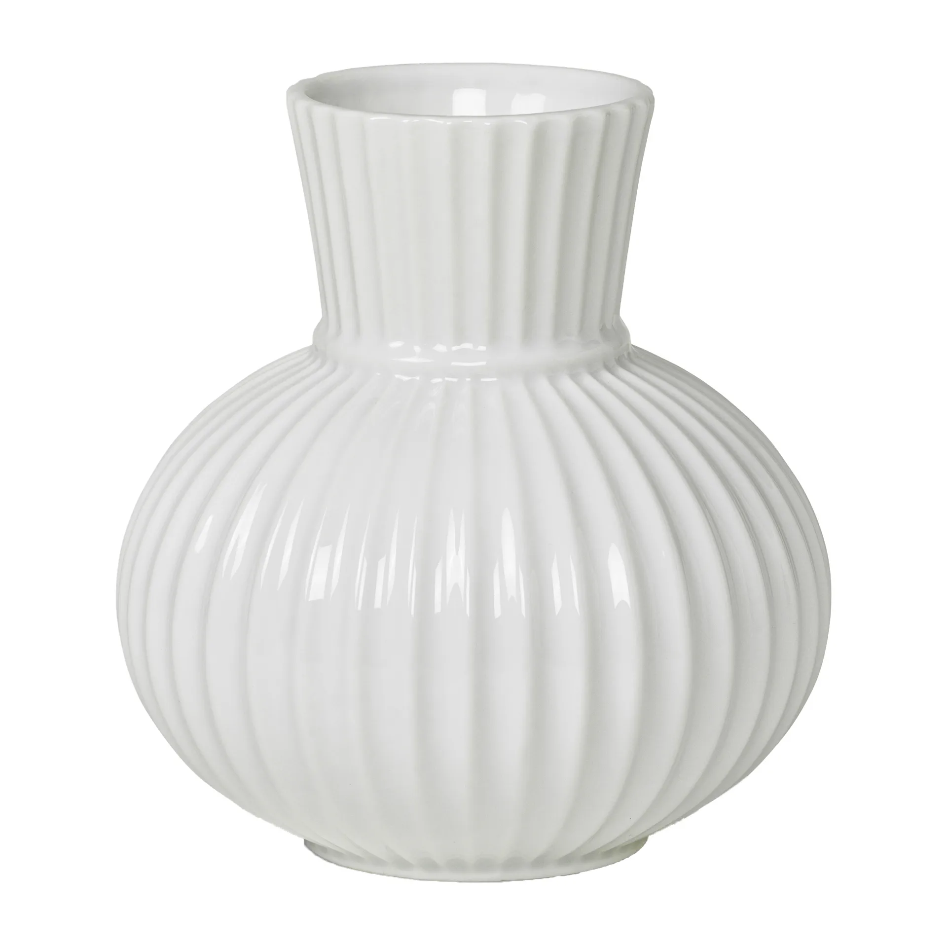 Lyngby Tura 花瓶 白色, 14.5cm Lyngby Porcelæn