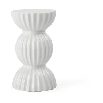 Lyngby Tura 烛台 14cm - 白色 - Lyngby Porcelæn