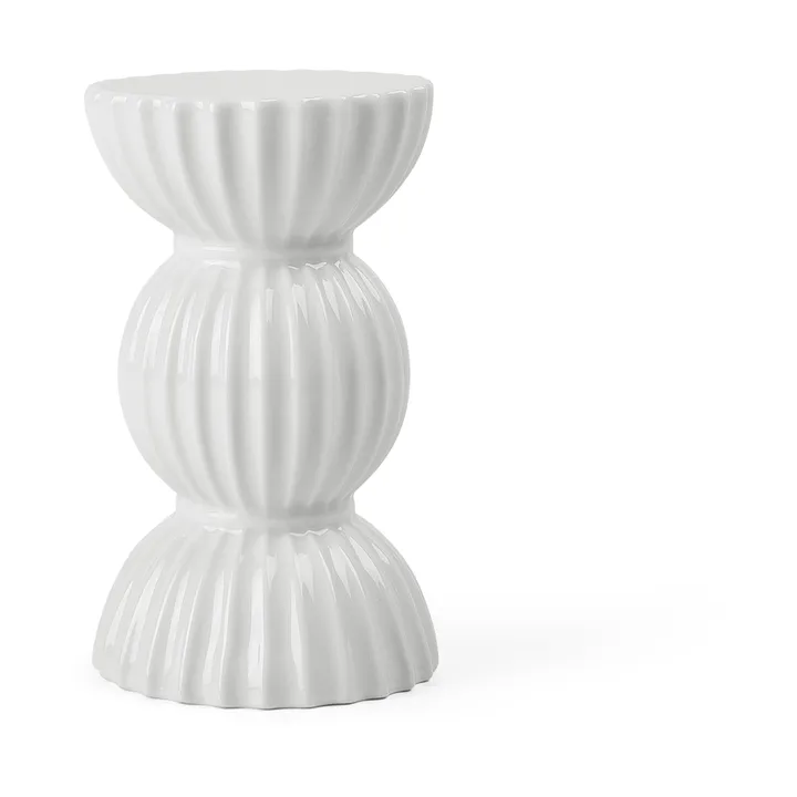 Lyngby Tura 烛台 14cm - 白色 - Lyngby Porcelæn