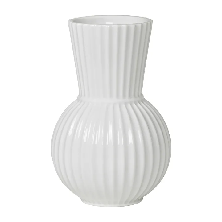 Lyngby Tura 花瓶 白色 - 18cm - Lyngby Porcelæn