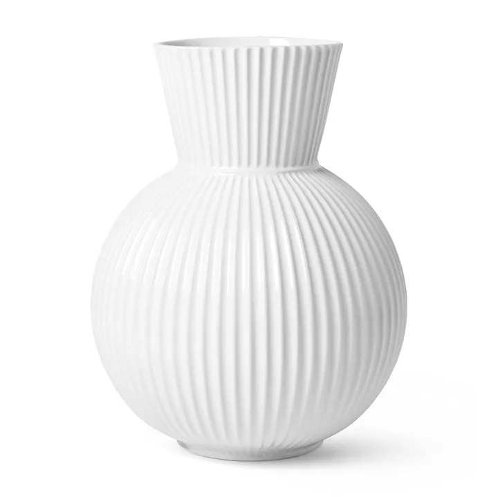 Lyngby Tura 花瓶 白色 - 34cm - Lyngby Porcelæn