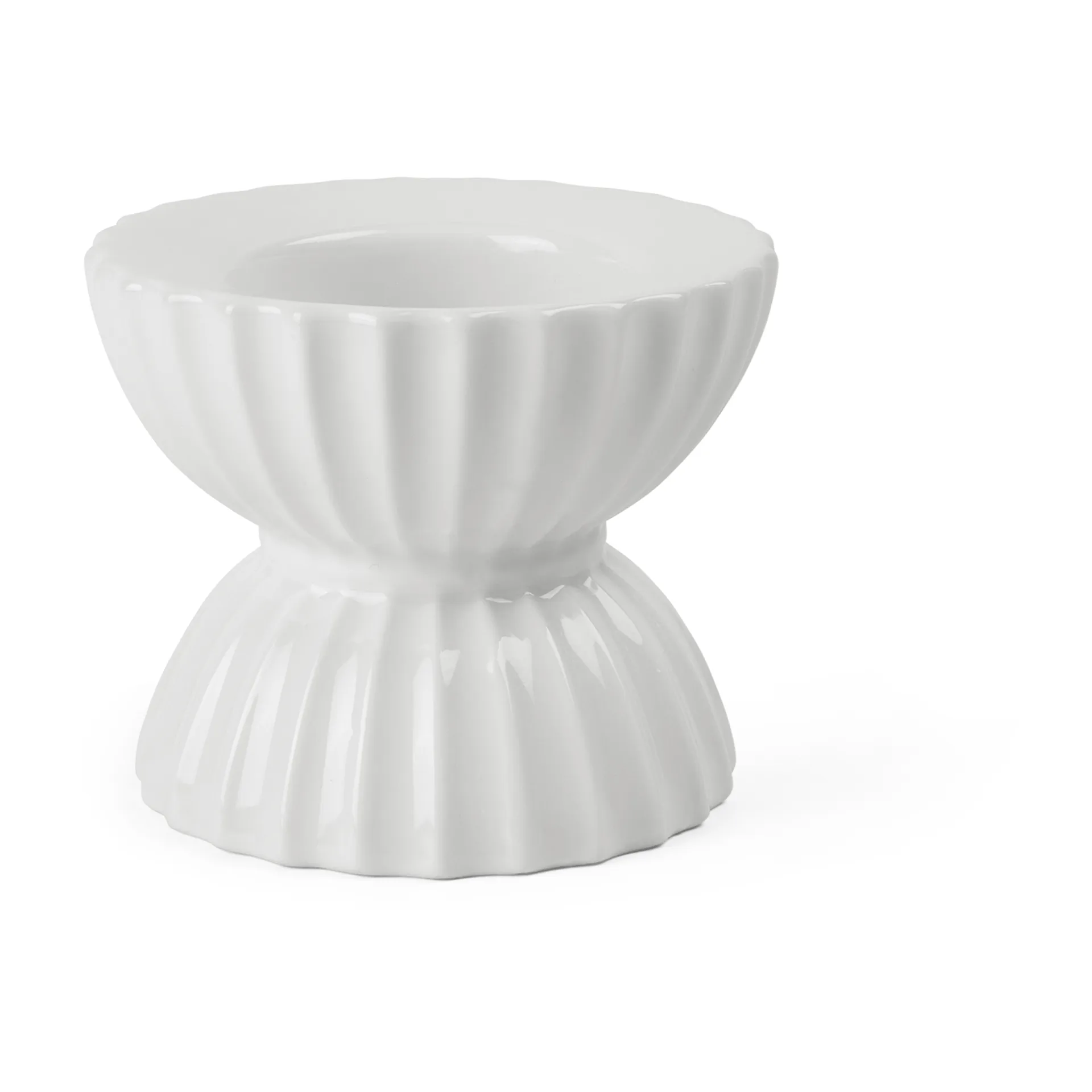 Lyngby Tura 茶蜡座 Ø8cm, 白色 Lyngby Porcelæn