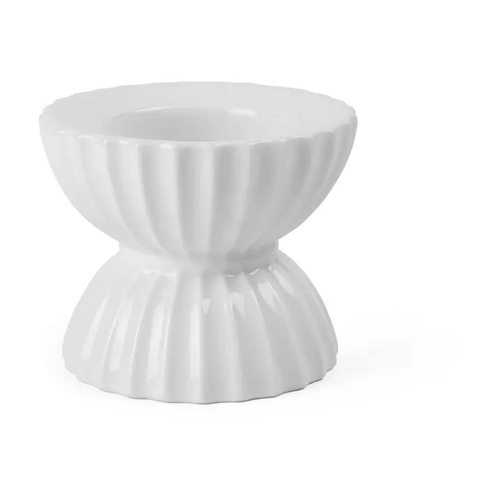 Lyngby Tura 茶蜡座 Ø8cm - 白色 - Lyngby Porcelæn