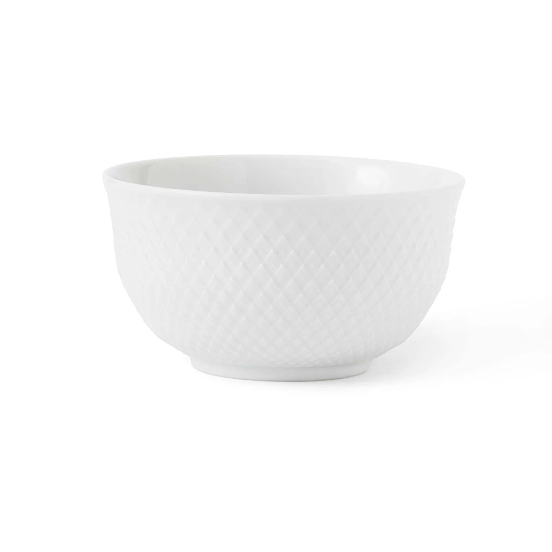 Rhombe 碗 Ø11 cm, White Lyngby Porcelæn