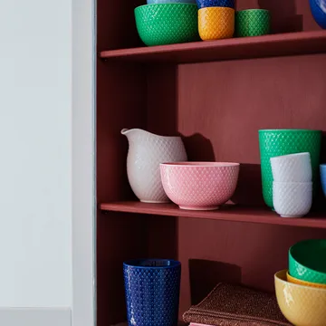 Rhombe 碗 Ø11cm - 玫瑰粉 - Lyngby Porcelæn