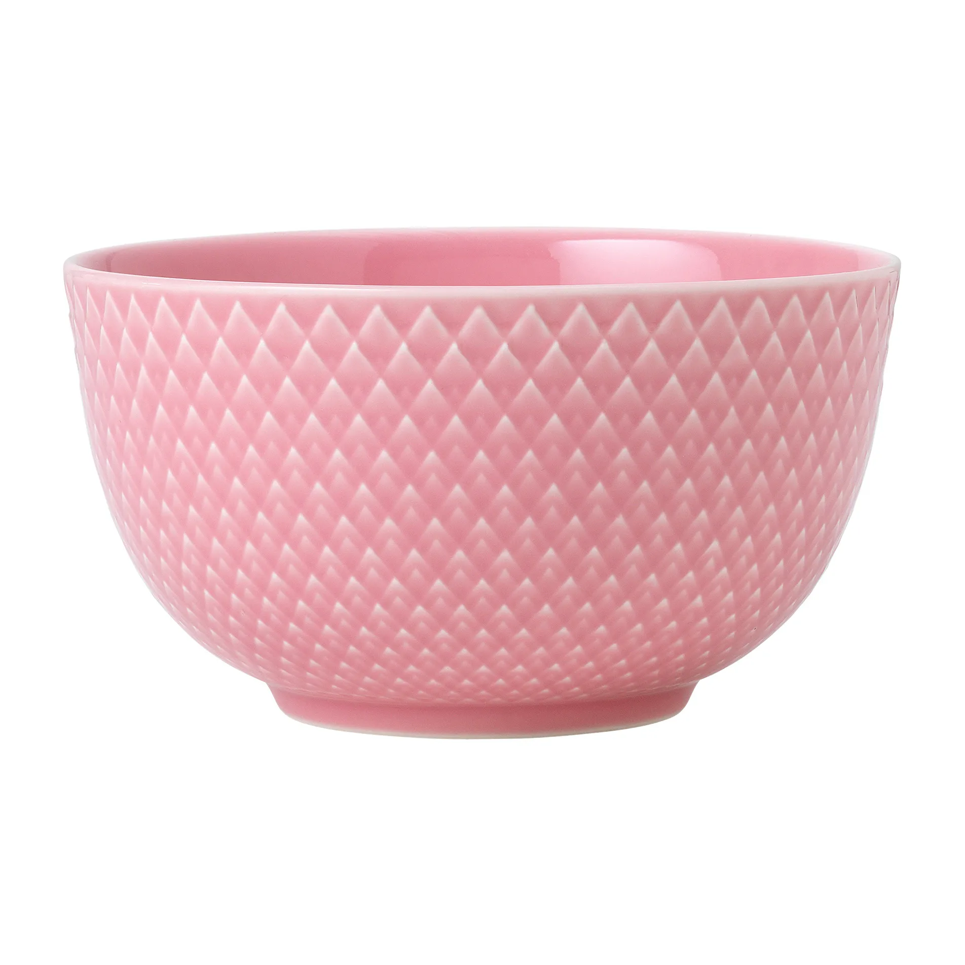 Rhombe 碗 Ø11cm, 玫瑰粉 Lyngby Porcelæn