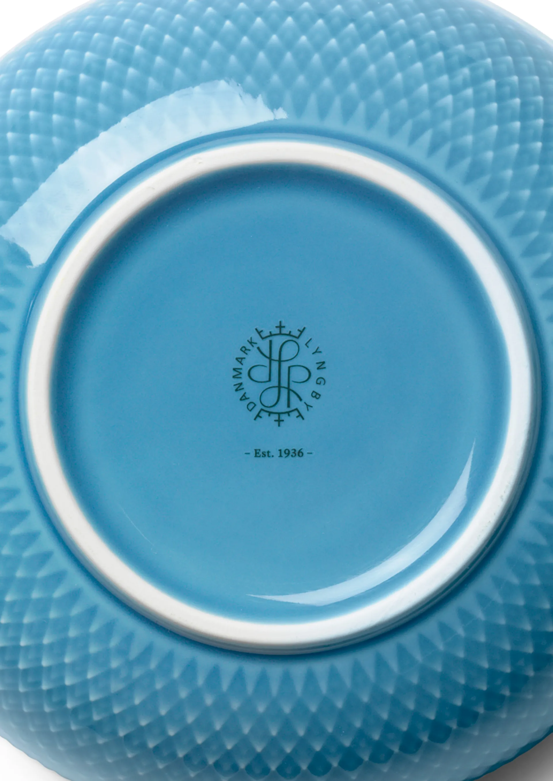 Rhombe 碗 Ø15.5 cm, Blue Lyngby Porcelæn