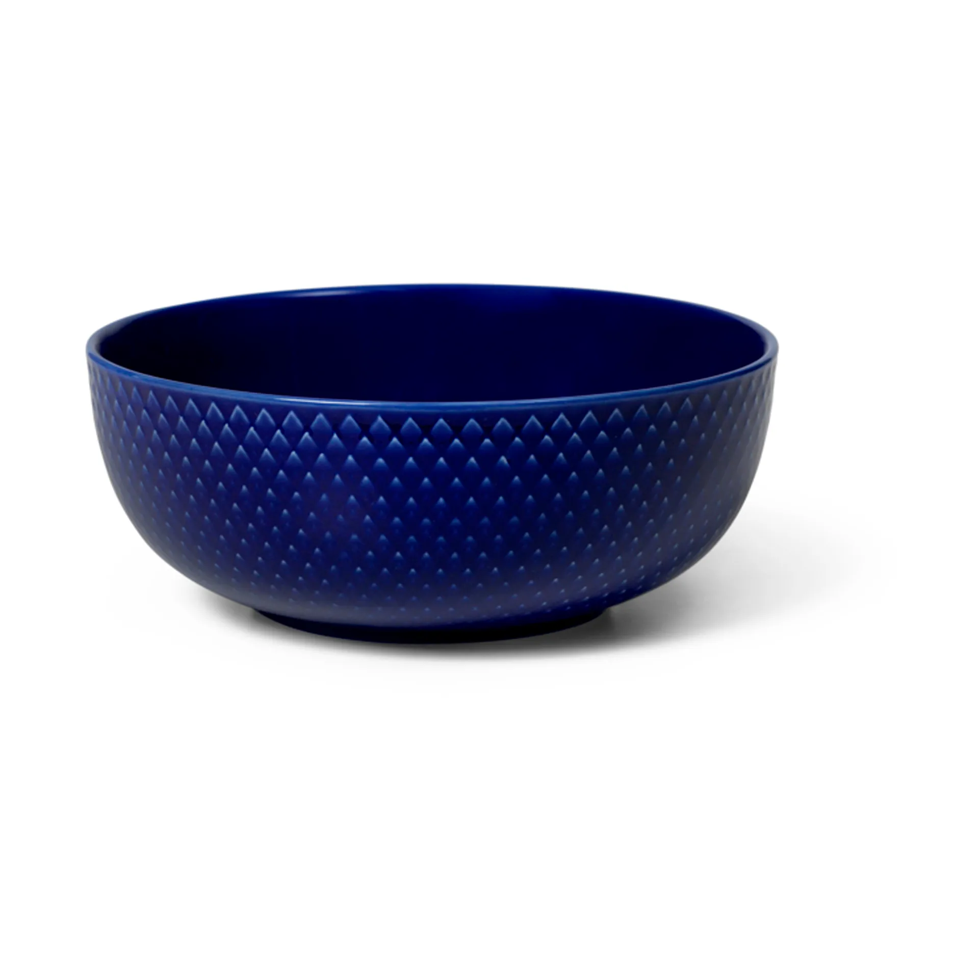 Rhombe 碗 Ø15.5 cm, Dark blue Lyngby Porcelæn