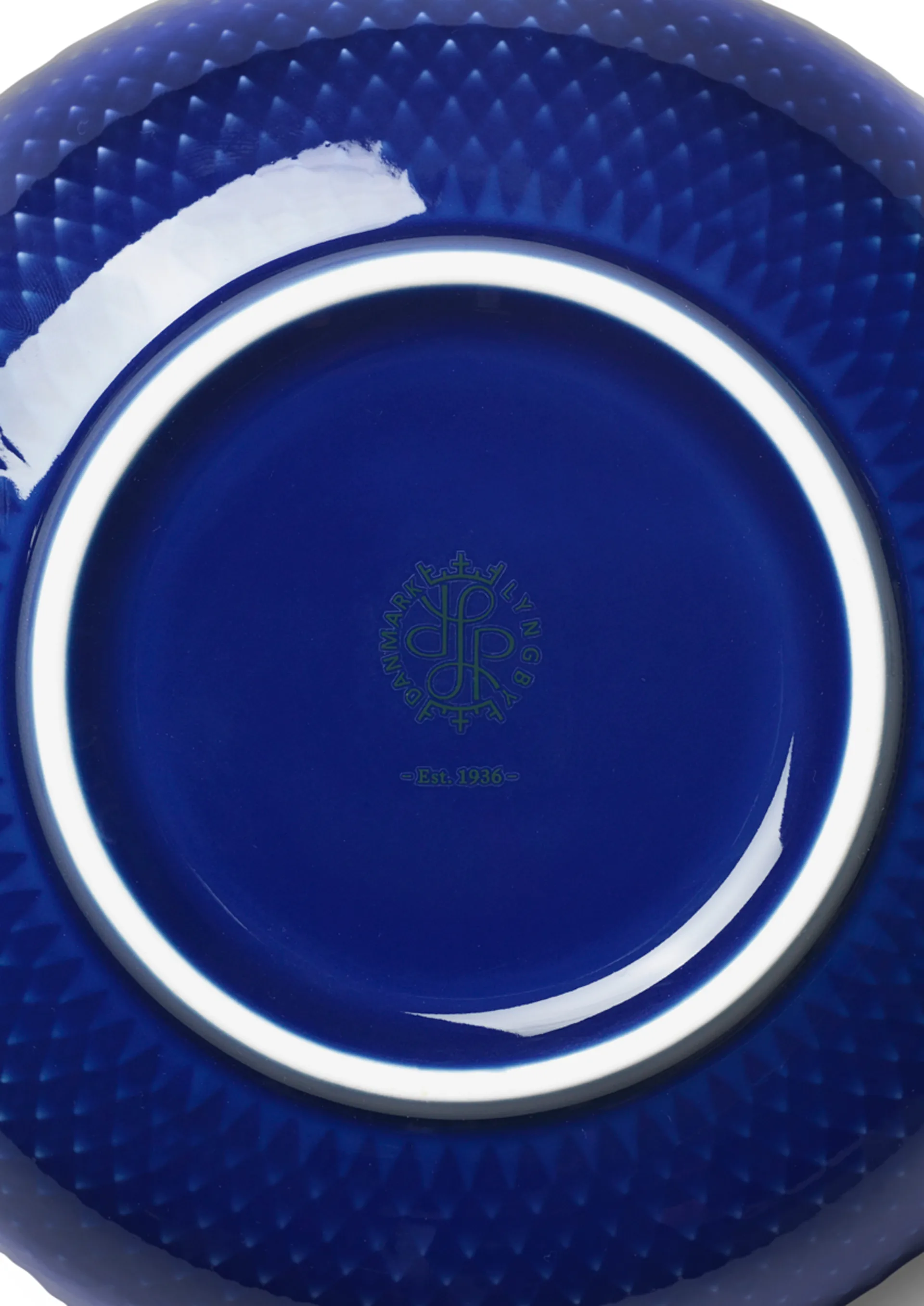 Rhombe 碗 Ø15.5 cm, Dark blue Lyngby Porcelæn