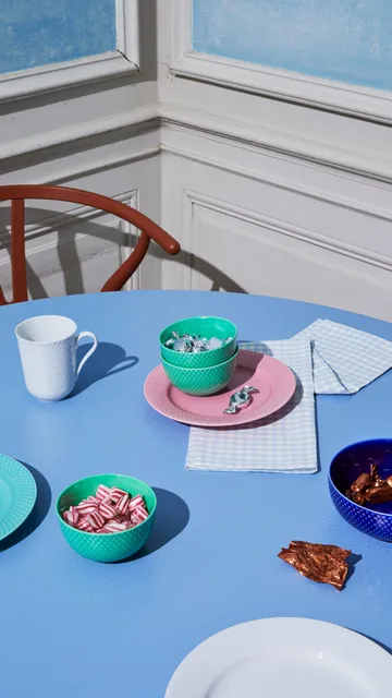 Rhombe 碗 Ø15.5cm - 深蓝色 - Lyngby Porcelæn