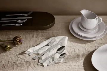 Rhombe 菱形花纹餐具套装 - 16件装 - Lyngby Porcelæn
