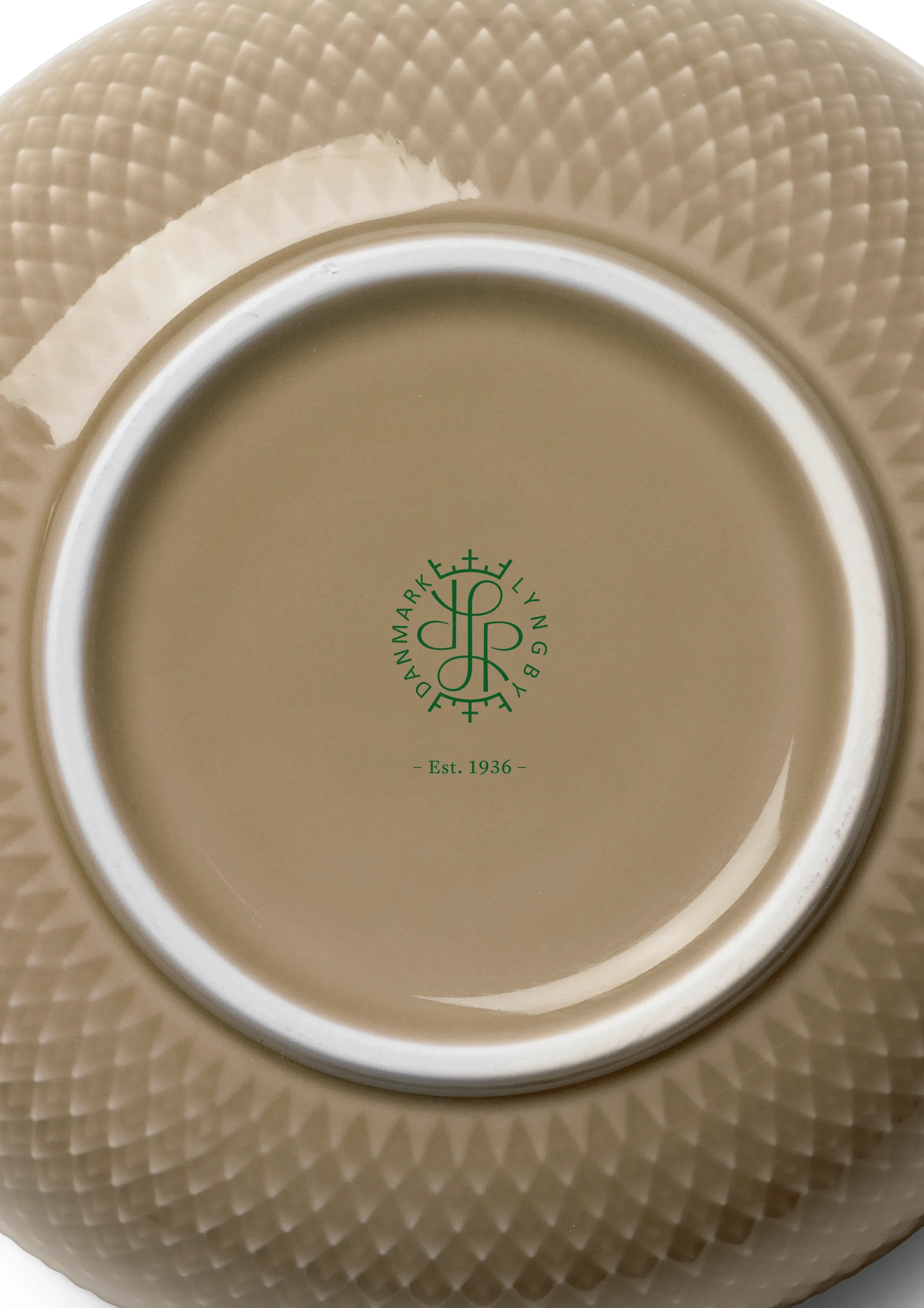 Rhombe 分餐碗直径17.5cm, 陶土色 Lyngby Porcelæn