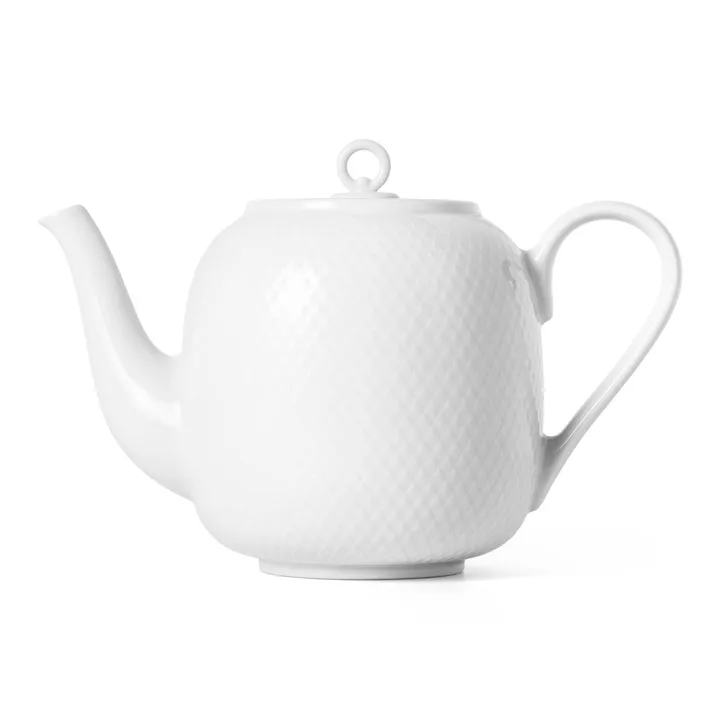 Rhombe 茶壶1.9L - 白色 - Lyngby Porcelæn