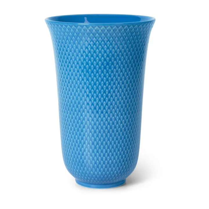 Rhombe 花瓶 20cm - 蓝色 - Lyngby Porcelæn