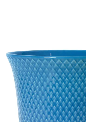 Rhombe 花瓶 20cm - 蓝色 - Lyngby Porcelæn