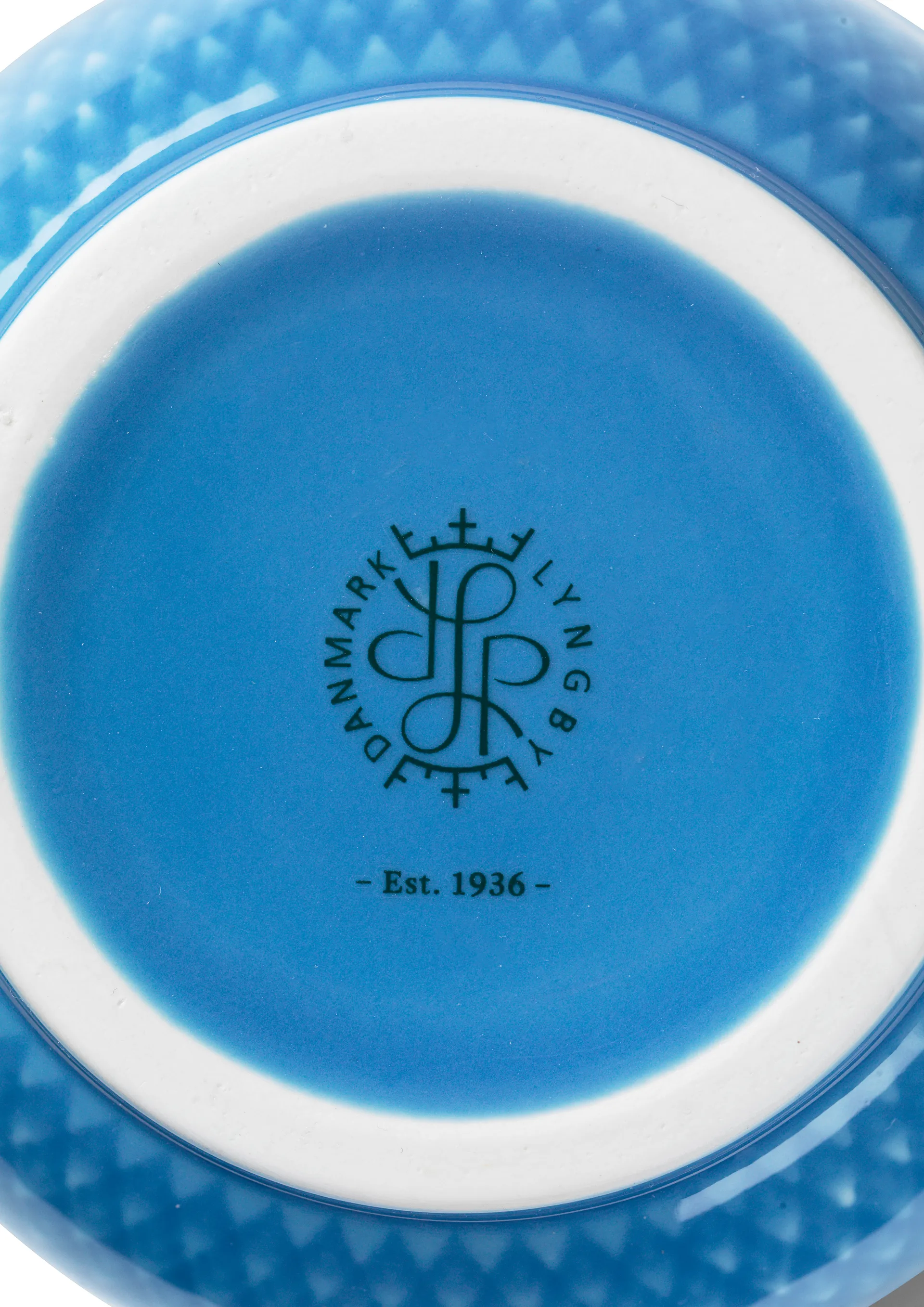 Rhombe 花瓶 20cm, 蓝色 Lyngby Porcelæn