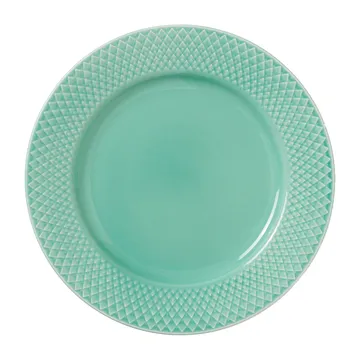 Rhombe 盘子直径21cm - 水绿色 - Lyngby Porcelæn