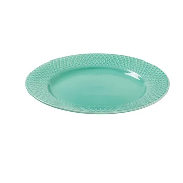 Rhombe 盘子直径21cm - 水绿色 - Lyngby Porcelæn