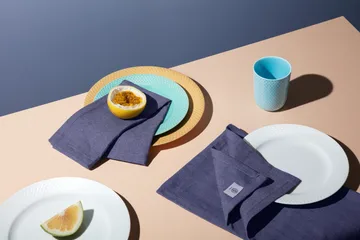 Rhombe 盘子直径21cm - 水绿色 - Lyngby Porcelæn