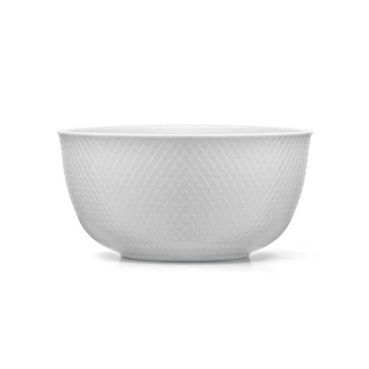 Rhombe 分餐碗直径22cm - 白色 - Lyngby Porcelæn