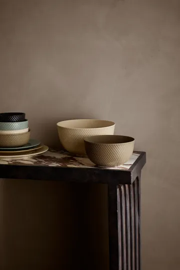 Rhombe 分餐碗直径22cm - 大理石色 - Lyngby Porcelæn