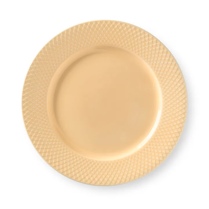 Rhombe沙色餐盘 - 27cm - Lyngby Porcelæn